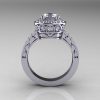 Classic 950 Platinum 1.0 Carat Russian Cubic Zirconia Diamond Wedding Ring Engagement Ring R199-PLATDCZ-2