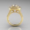 Classic Soleste 14K Yellow Gold 1.0 Ct Russian CZ Diamond Ring R236-14YGDCZ-2