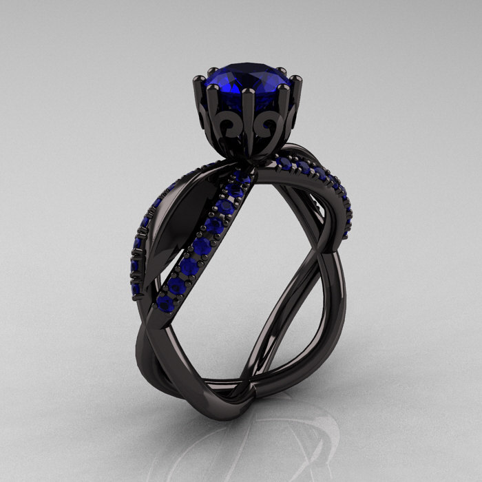 Art deco ring-Diamond Vintage engagement ring- Gold Ring-Women Jewelry –  SevenCarat