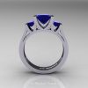 Princess-14K-White-Gold-1.5-Carat-Princess-Blue-Sapphire-Modern-Engagement-Ring-R387-14KWGBS-F