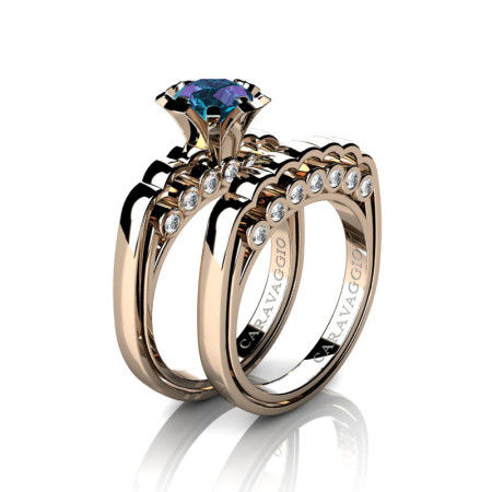 Caravaggio-Classic-14K-Rose-Gold-1-0-Carat-Alexandrite-Diamond-Engagement-Ring-Wedding-Band-Set-R637S-14KRGDAL-P