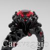 Caravaggio-Renaissance-14K-Black-Gold-1-0-Carat-Ruby-Lace-Engagement-Ring-R634-14KBGR-PXL