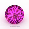 Calibrated 3.0 Ct Round Pink Sapphire Created Gemstone RCG0300-PS