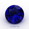 Art Masters Gems Calibrated 0.5 Ct Round Royal Blue Sapphire Created Gemstone RCG0050-RBS