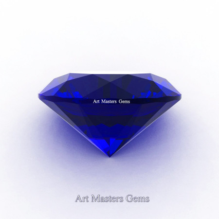 Art-Masters-Gems-Standard-0-1-5-Ct-Round-Blue-Sapphire-Created-Gemstone-RCG0150-BS-FRONT
