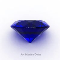 Art Masters Gems Calibrated 5.0 Ct Round Royal Blue Sapphire Created Gemstone RCG0500-RBS