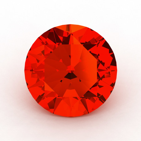 Art Masters Gems Calibrated 1.5 Ct Round Padparadscha Sapphire Created Gemstone RCG0150-POS