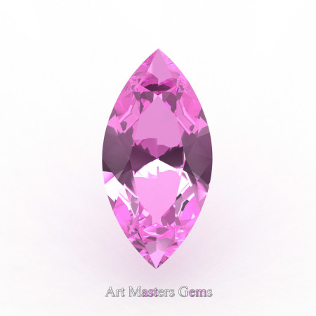 Art-Masters-Gems-Calibrated-0-7-5-Ct-Marquise-Light-Pink-Sapphire-Created-Gemstone-RMCG0750-LPS