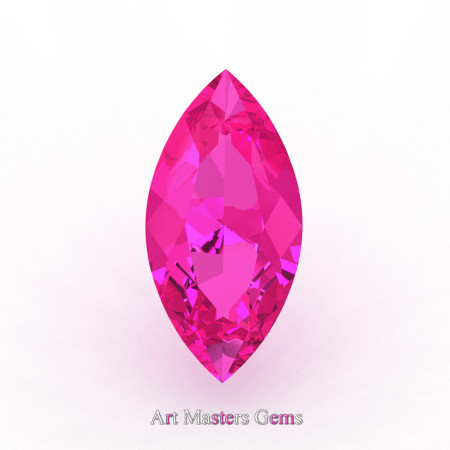 Art Masters Gems Calibrated 2.0 Ct Marquise Pink Sapphire Created Gemstone MCG0200-PS