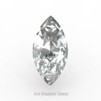 Art Masters Gems Standard 2.0 Ct Marquise White Sapphire Created Gemstone MCG0200-WS