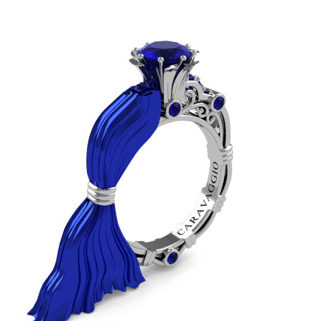 Caravaggio-Italian-Romance-14K-Blue-and-White-Gold-10-Ct-Blue-Sapphire-Emgagement-Ring-R643E-14KBLWGBS-P
