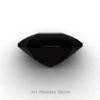 Art Masters Gems Standard 1.5 Ct Asscher Black Diamond Created Gemstone ACG150-BD