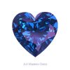 Art-Masters-Gems-Standard-2-5-0-Carat-Heart-Cut-Russian-Alexandrite-Created-Gemstone-HCG250-RAL-T