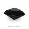 Art Masters Gems Standard 3.0 Ct Heart Black Diamond Created Gemstone HCG300-BD