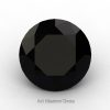 Art-Masters-Gems-Standard-3-0-Ct-Round-Black-Diamond-Created-Gemstone-RCG0300-RBD