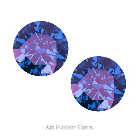 Art-Masters-Gems-Standard-Set-of-Two-1-0-0-Carat-Alexandrite-Created-Gemstones-RCG100S-AL-T2