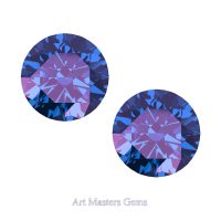 Art Masters Gems Set of Two Standard 2.0 Ct Alexandrite Gemstones RCG200S-AL