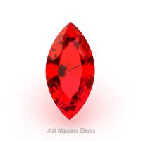 Art Masters Gems Standard 1.5 Ct Marquise Ruby Created Gemstone MCG150-R