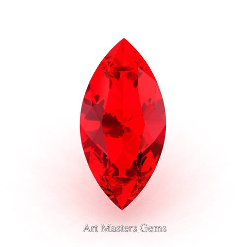 Art Masters Gems Standard 2.0 Ct Marquise Ruby Created Gemstone MCG200-R