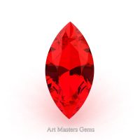 Art Masters Gems Standard 2.5 Ct Marquise Ruby Created Gemstone MCG250-R