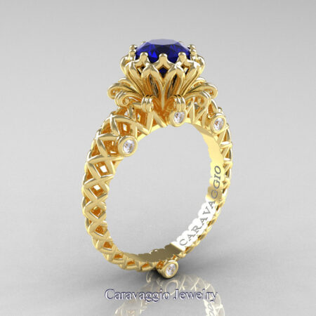 Caravaggio-Lace-14K-Yellow-Gold-1-0-Carat-Blue-Sapphire-Diamond-Engagement-Ring-R634-14KYGDBS-P
